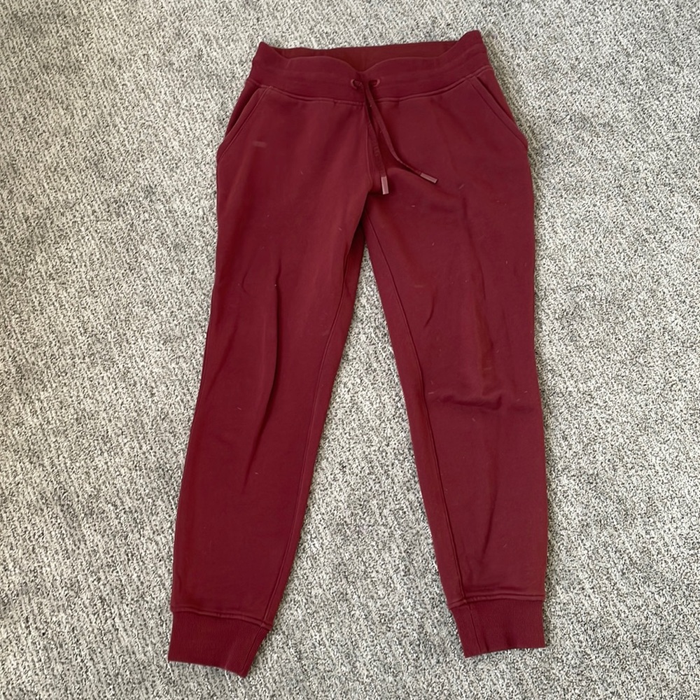 lululemon athletica Burgundy Joggers